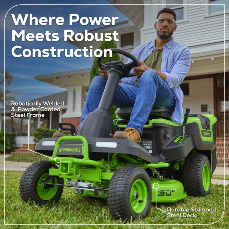 Greenworks CRT306 60V 30” Compact Ride On Mower - Image 7