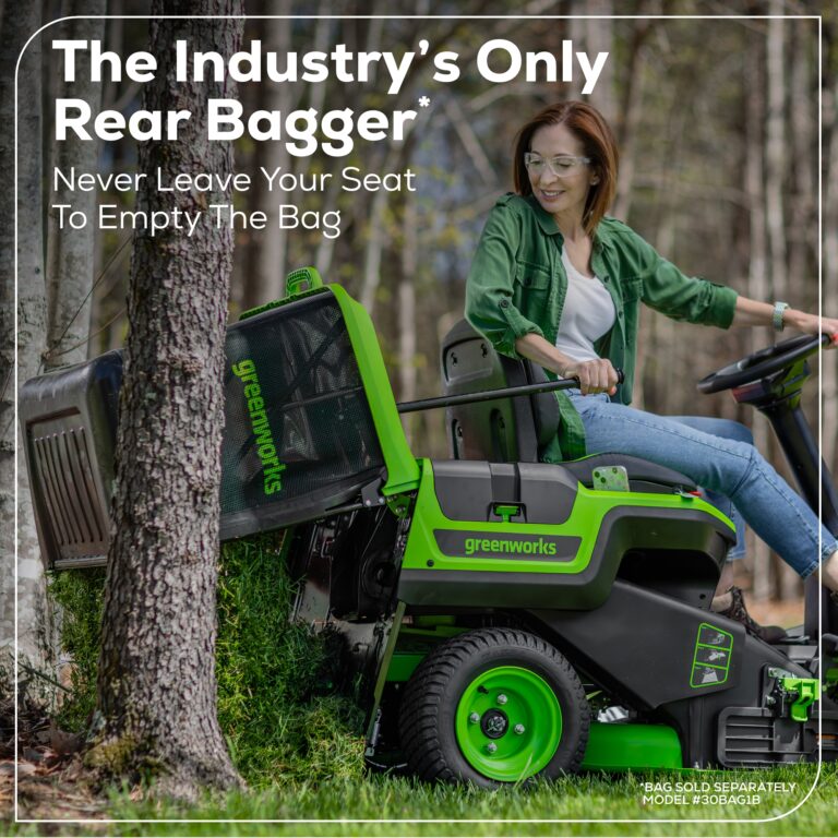 Greenworks CRT306 60V 30” Compact Ride On Mower - Image 4