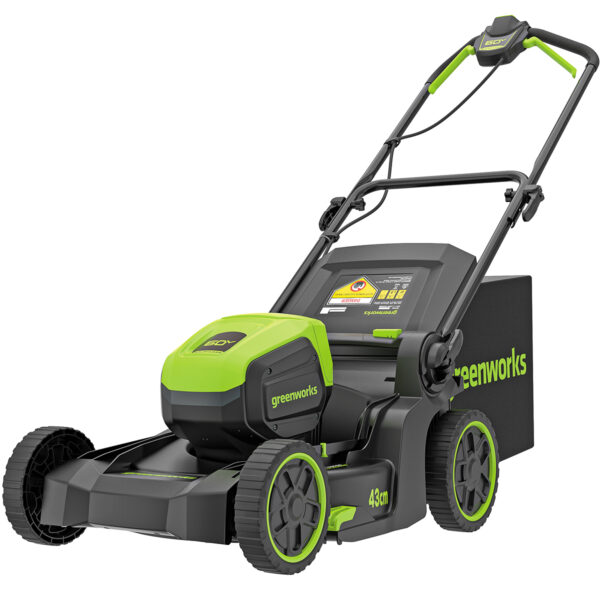 60V Pro Brushless Push Lawnmower Kit (43cm / 17″)