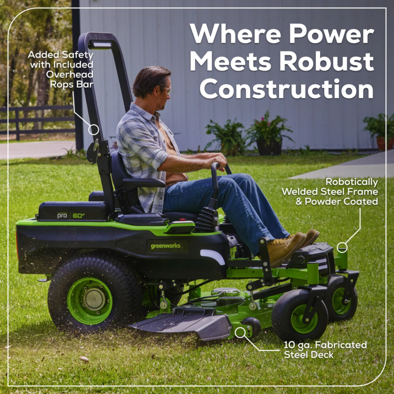 Greenworks 60V MaximusZ 54” Zero Turn Mower - Image 5